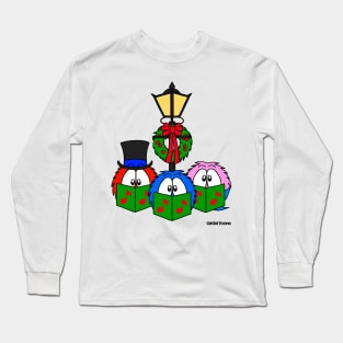 'Fluffy Christmas' Carol Singers Long Sleeve T-Shirt